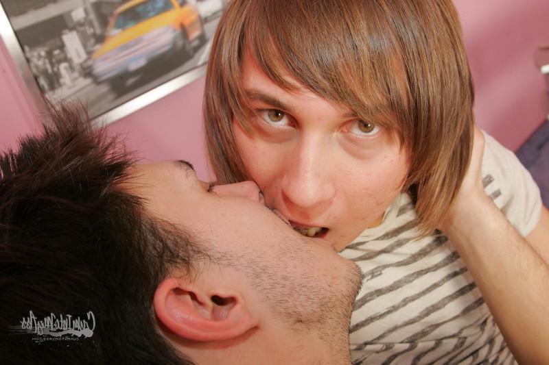 16P Two cute youn gay twink boys fucking and dripping cum