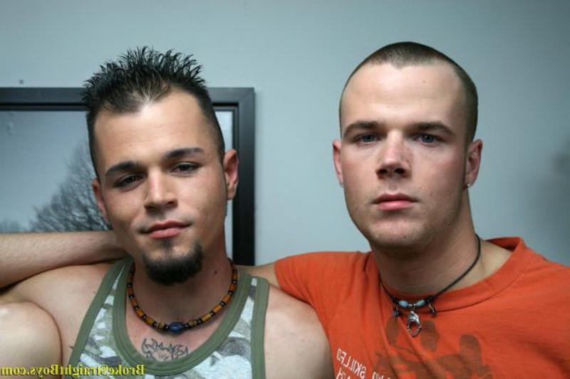 16P Four sexy gay twinks take off their clothes in white underwear