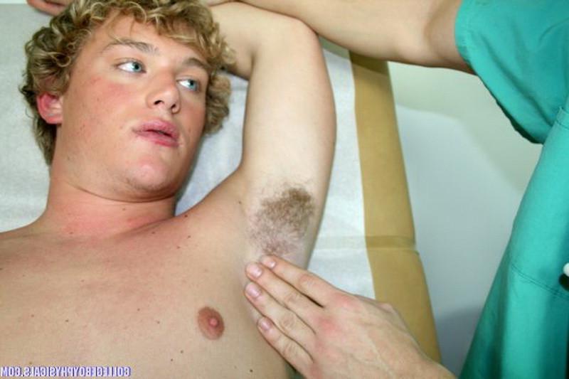 16P Two gay doctors on one hot sexy young blonde college boy