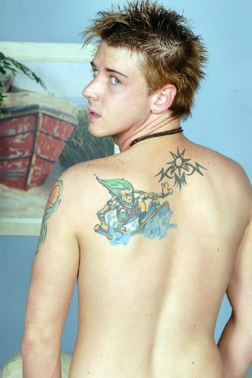 16P Sexy gay posing and showing off big hard cock