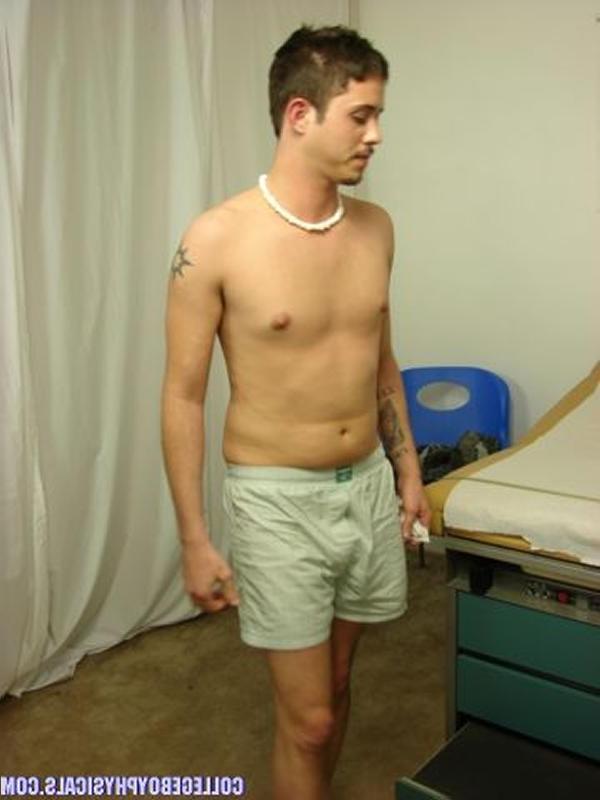 15P Hot hung college stud gets his cock and ass examined by hot doc.