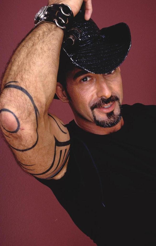 20P Naked hairy gay cowboy loves flashing his huge hard cock