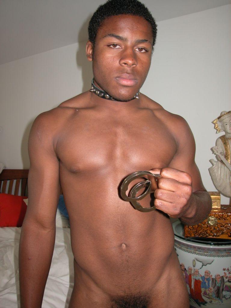 20P Naked horny gay teen loves teasing with hand cuffs