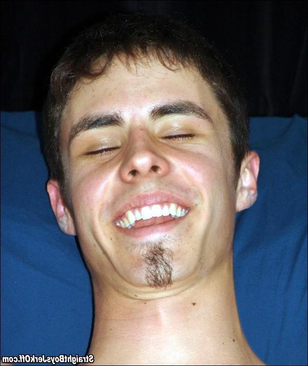 16P straight twink jerking off his pretty nice cock at first