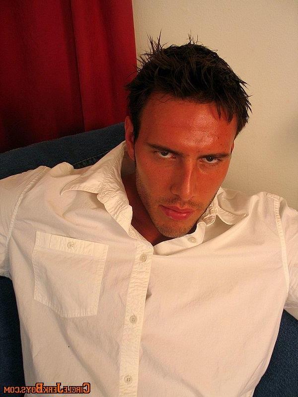 20P Sexy straight hunk yanks cock