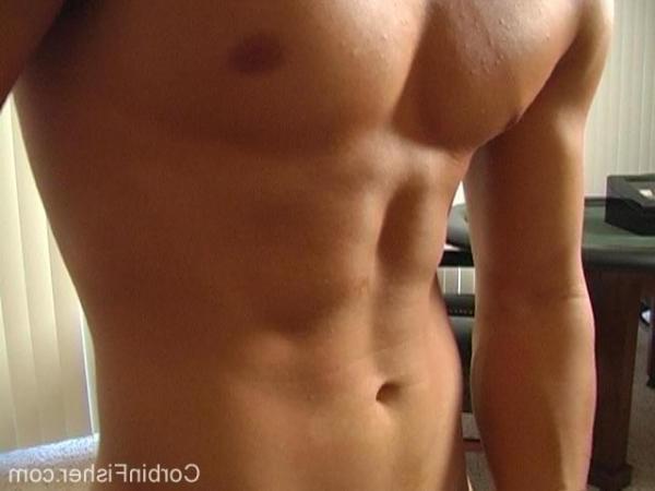 15P Nude college hunk yanks cock