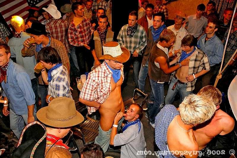 20P Tough gay cowboys getting their shotguns sucked 