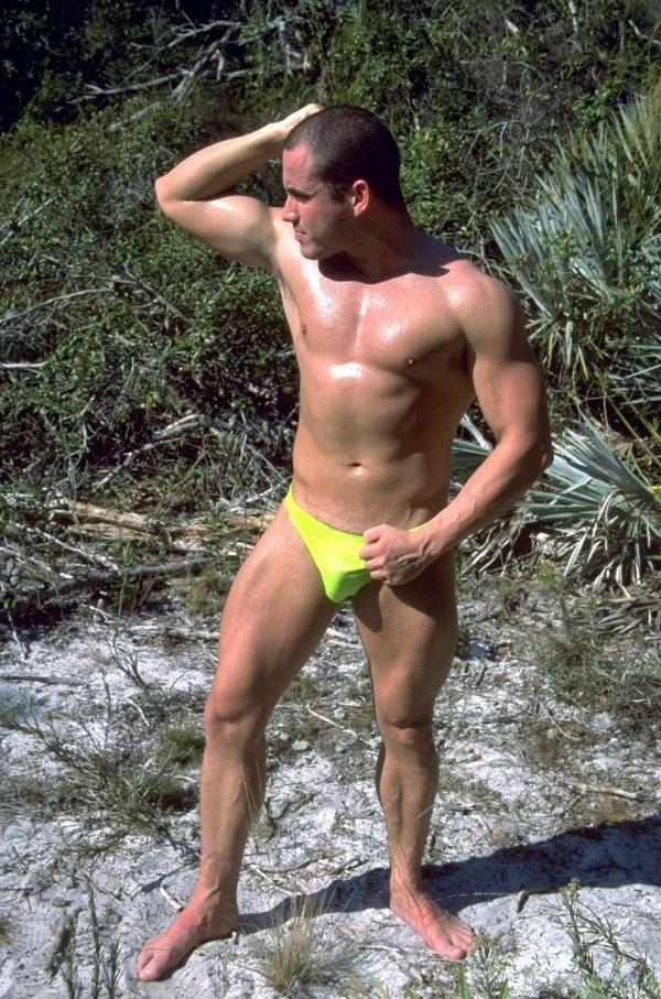 15P Naked muscular mature hunk