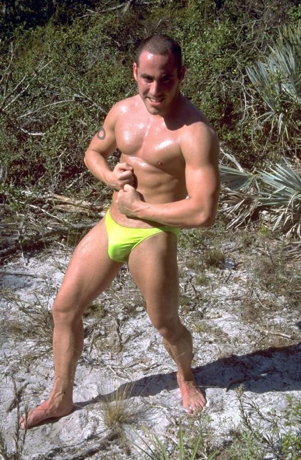 15P Naked muscular mature hunk
