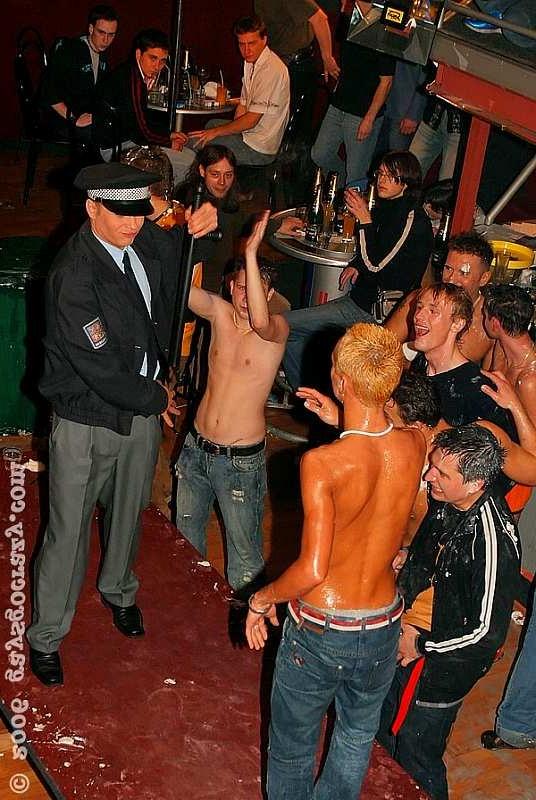 20P Gay strippers party with men licking whipped cream