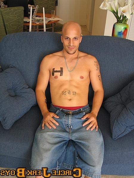 14P Horny topless hunk with a huge solid chest