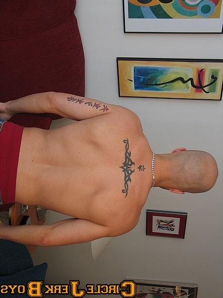 14P Horny topless hunk with a huge solid chest