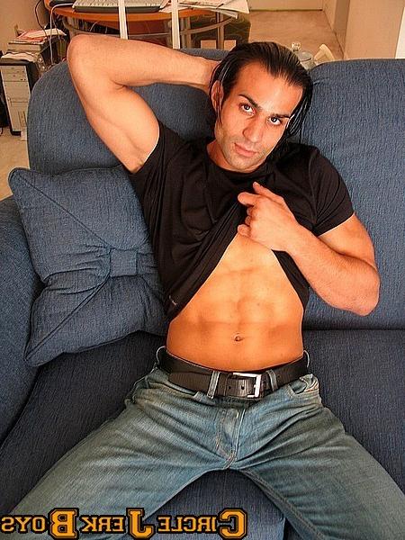 12P Solid stud takes off his shirt