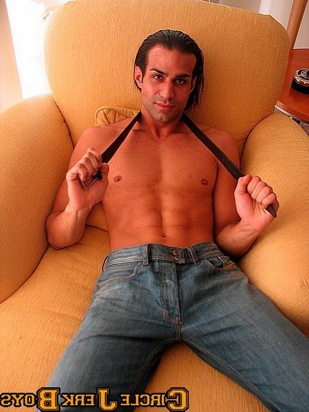 12P Solid stud takes off his shirt