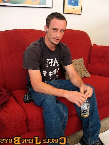 14P Hunk with no shirt on in jeans