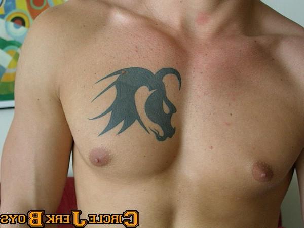 14P Built hunk with a tattoo shirtless