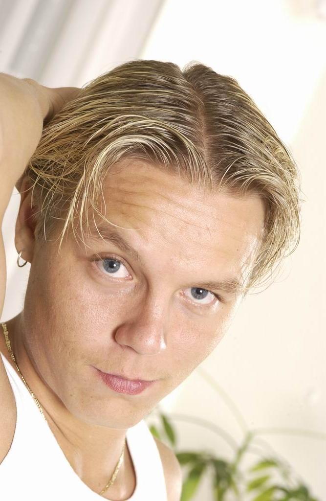 20P Gorgeous blonde gay flashing his huge hard cock