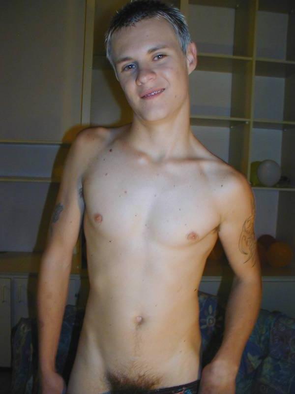 16P Young twink ryan plays with his uncut cock
