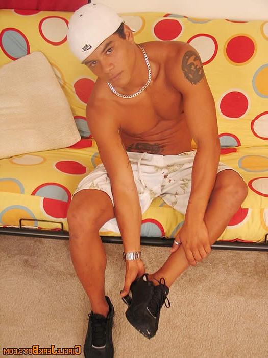 15P Sexy gay stud showing his nice hard cock