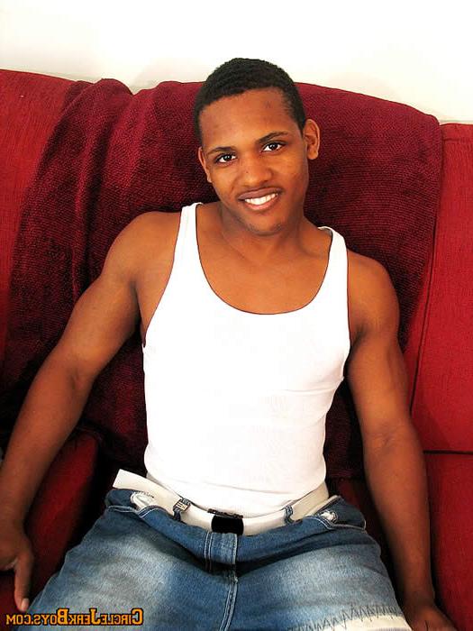 15P Black hunk with muscular body