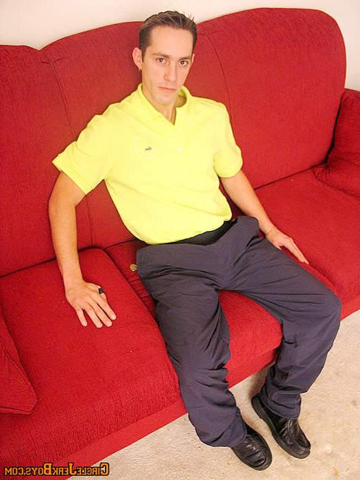 15P Straight guy with big cock stripping