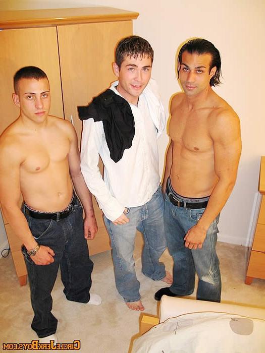 15P Three straight amateurs undressing