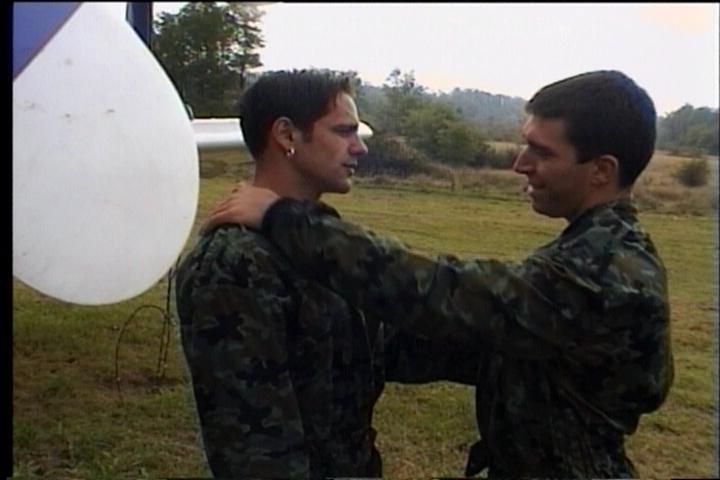 16P Military gay hunks in anal action in plane