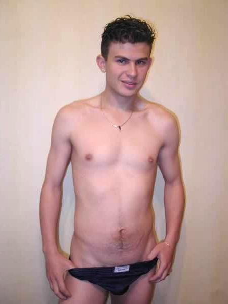 13P Young amateur showing his big hard cock