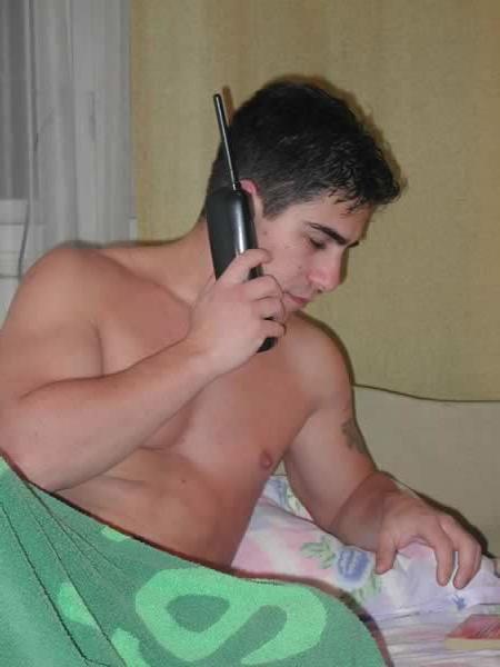 13P Smooth hunk showing his cock