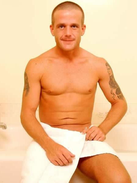 13P Hunk boy taking a bath and masturbating