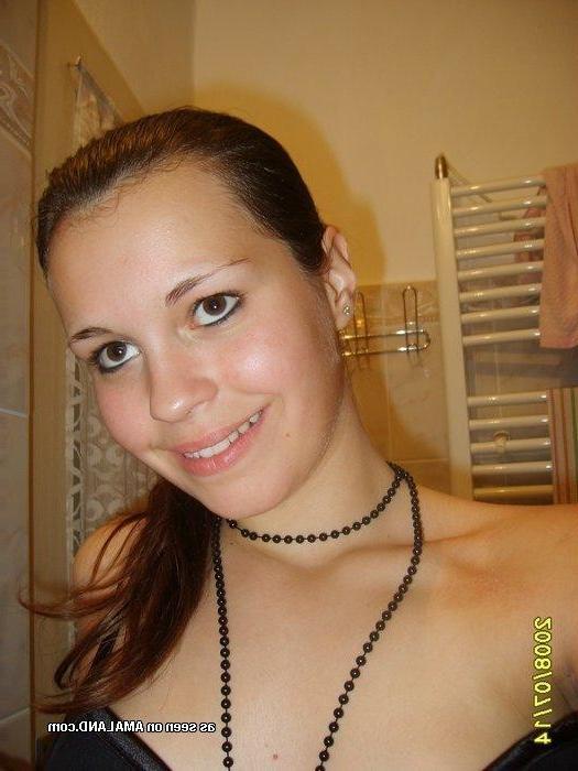 10P Pics of a Spanish teen showing her perky tits