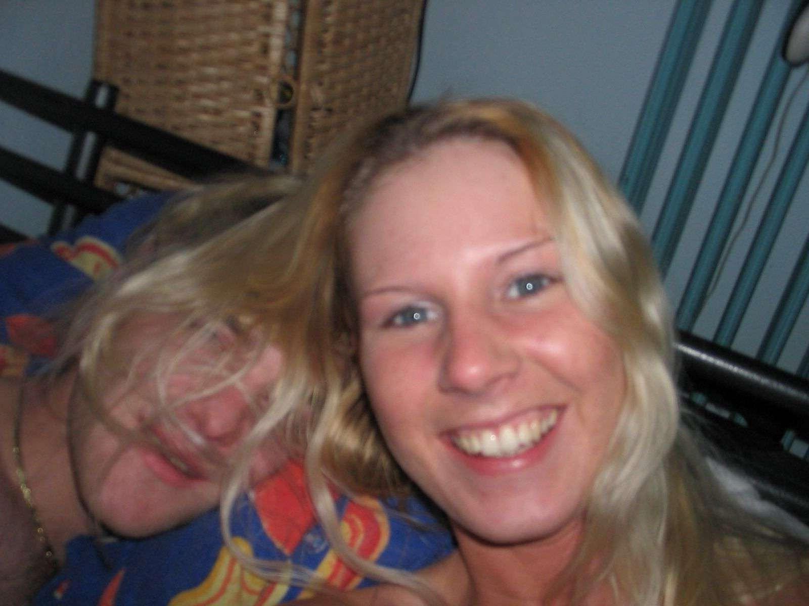 18P Hardcore pics from a blonde's vacation showing her dildo-fucking her pussy and s