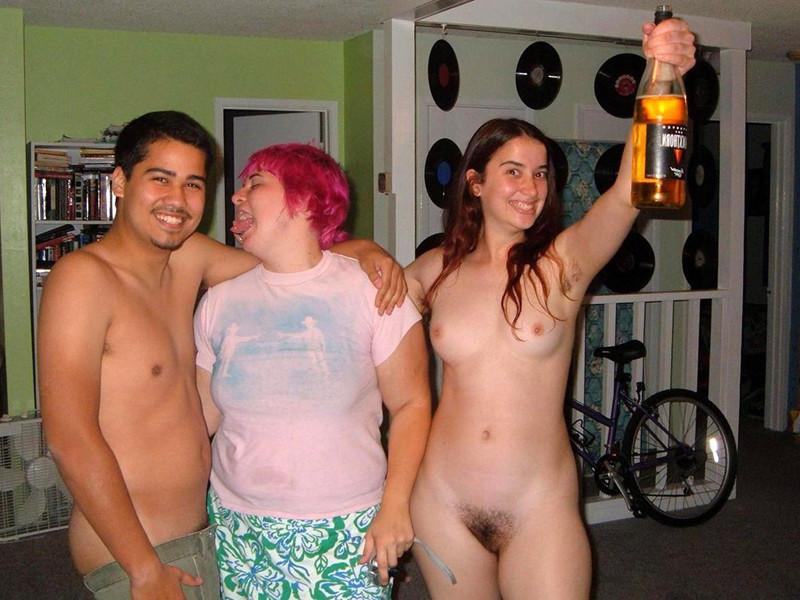 15P Drunk babes in hardcore sex