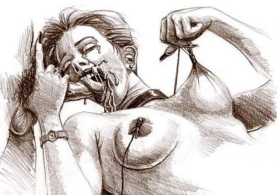 6P Bondage cartoon