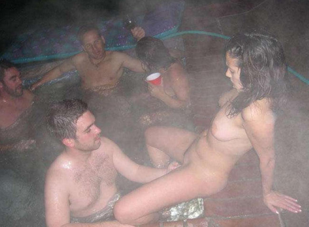 16P Drunk partygirls sucking and fucking at a wild sex orgy