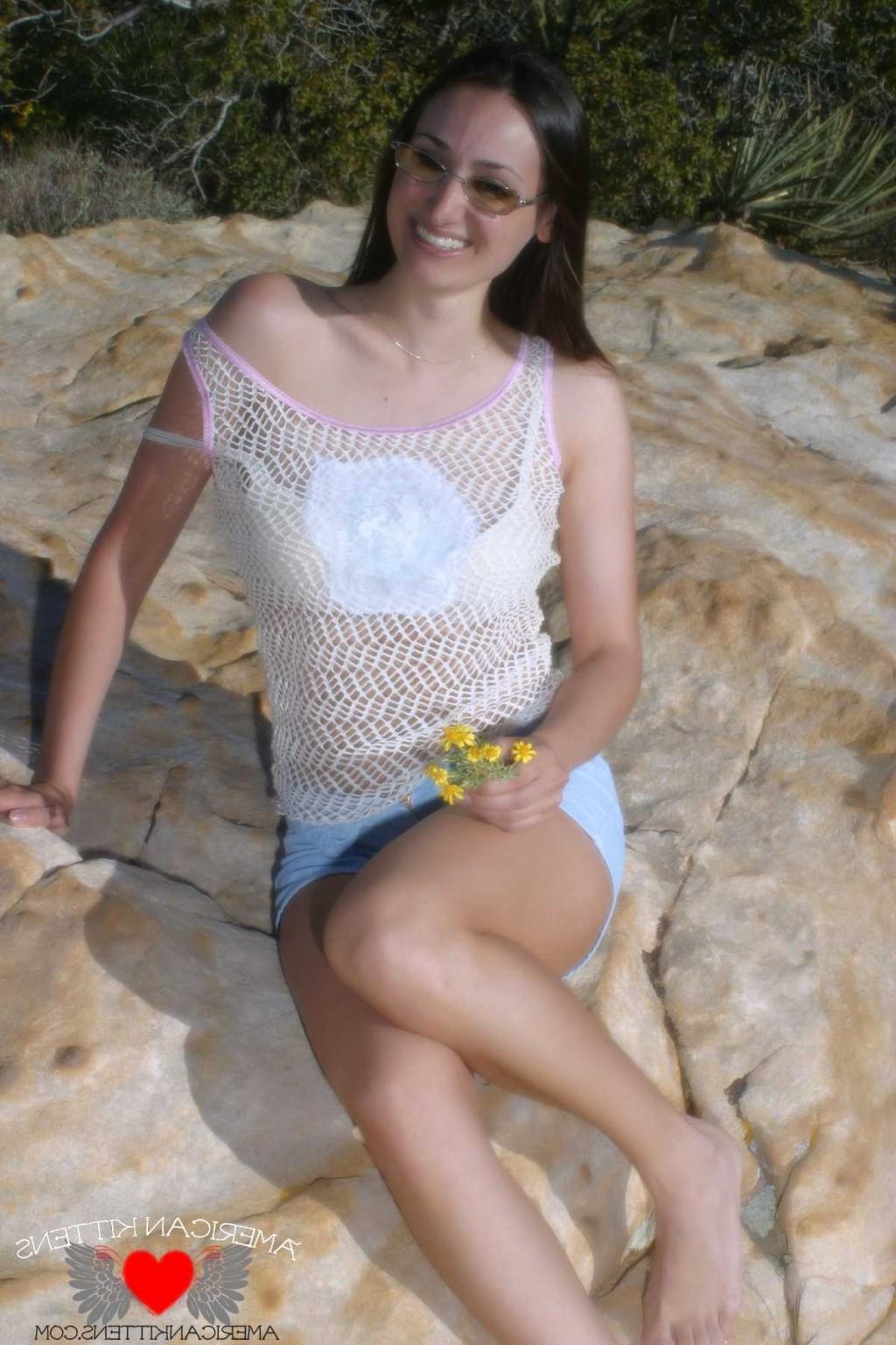 18P Emma outside and now you know why I love hiking ... sluts