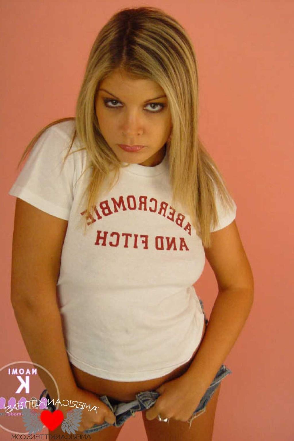 18P Naomi as Daisy Duke ya I said it short jean shorts a t-shirt and holding a bottl