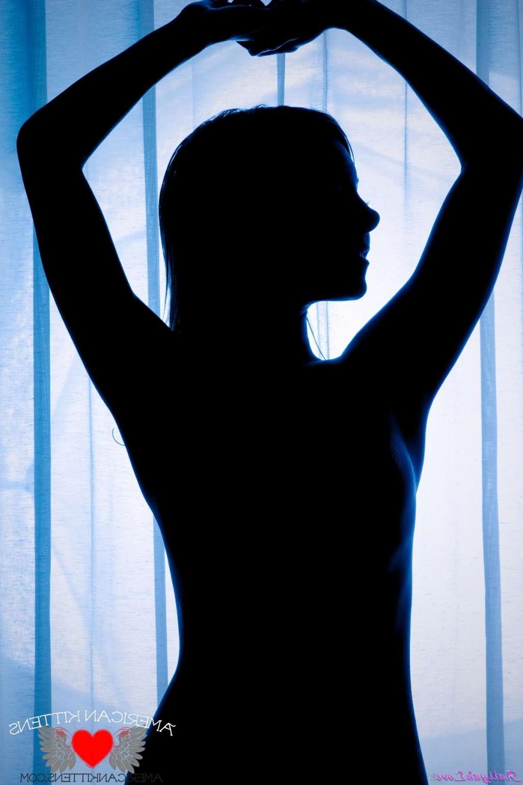 18P Aaliyah Love blue window light she looks amazing any old way but really beautifu