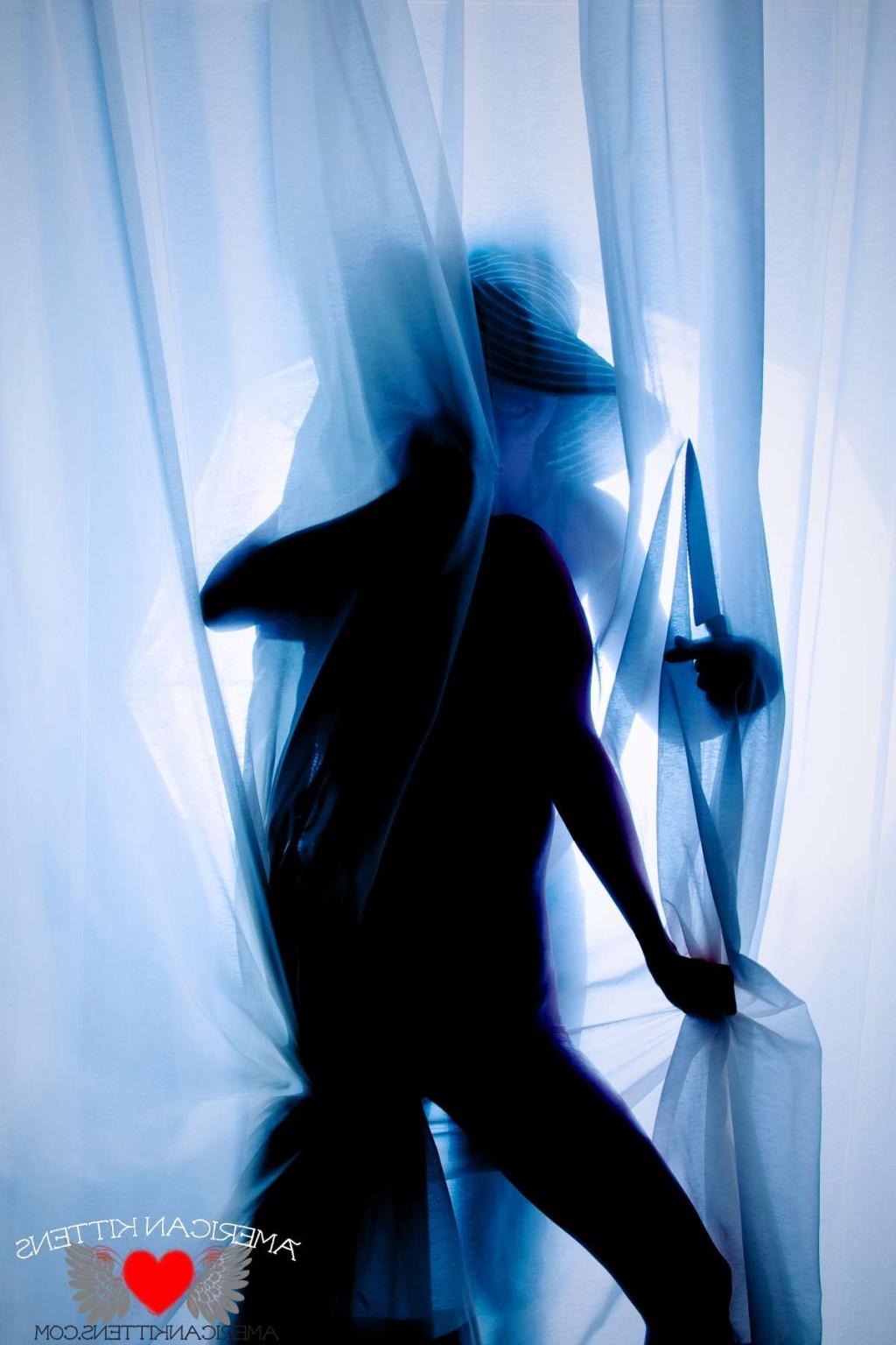 18P Aaliyah Love blue window light she looks amazing any old way but really beautifu