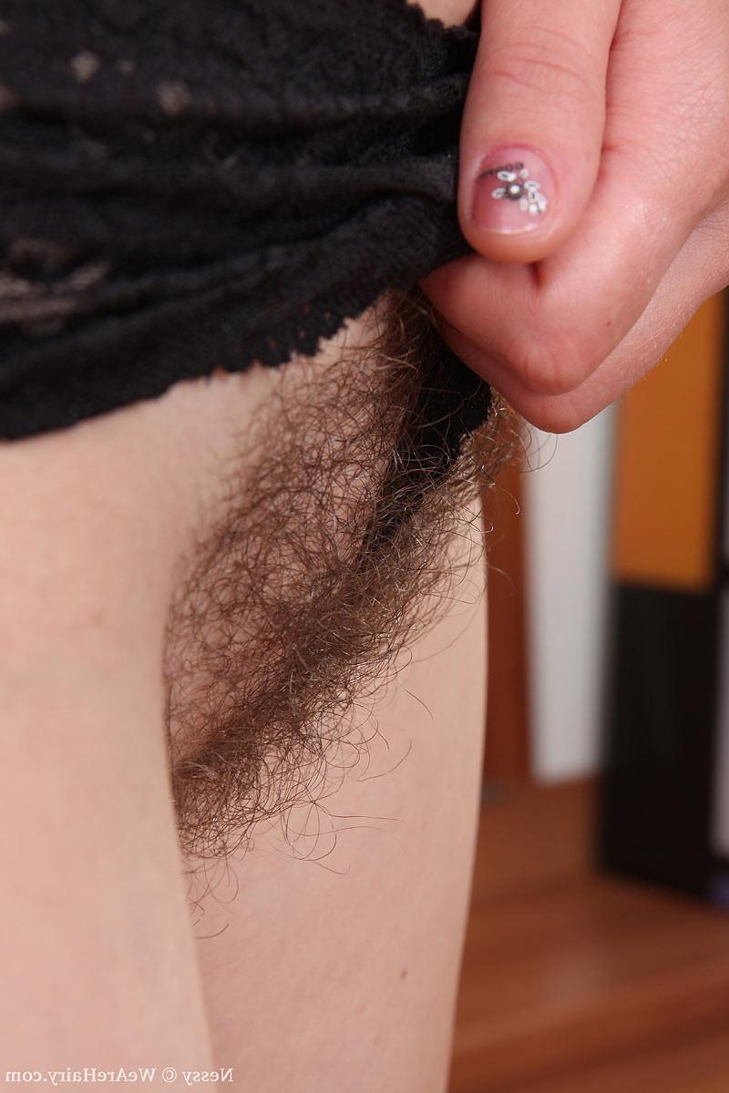 16P Blonde hirsute babe with a beautifully hairy hole spreads