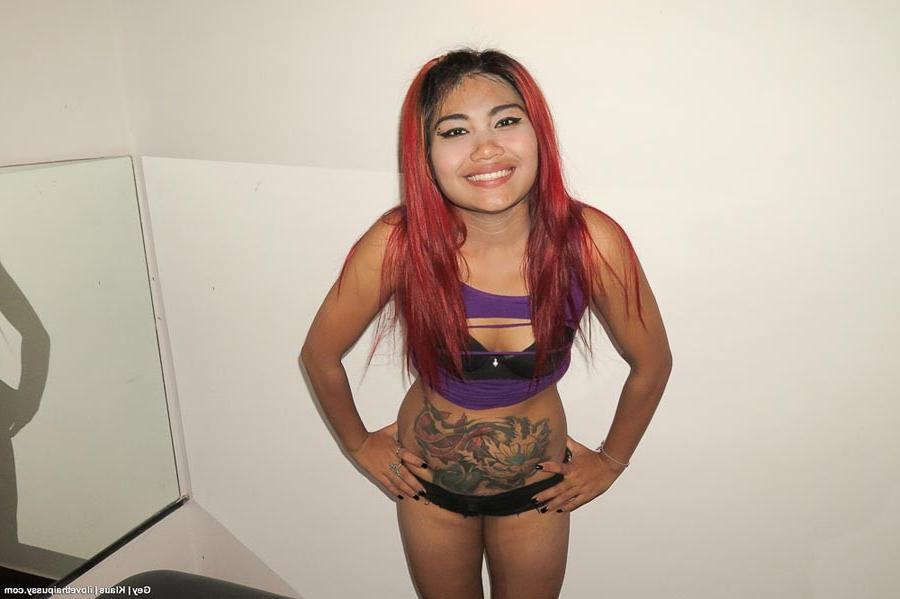 15P Redhead thai babe fucked and spermed