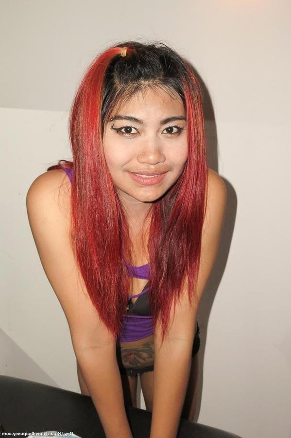 15P Redhead thai babe fucked and spermed