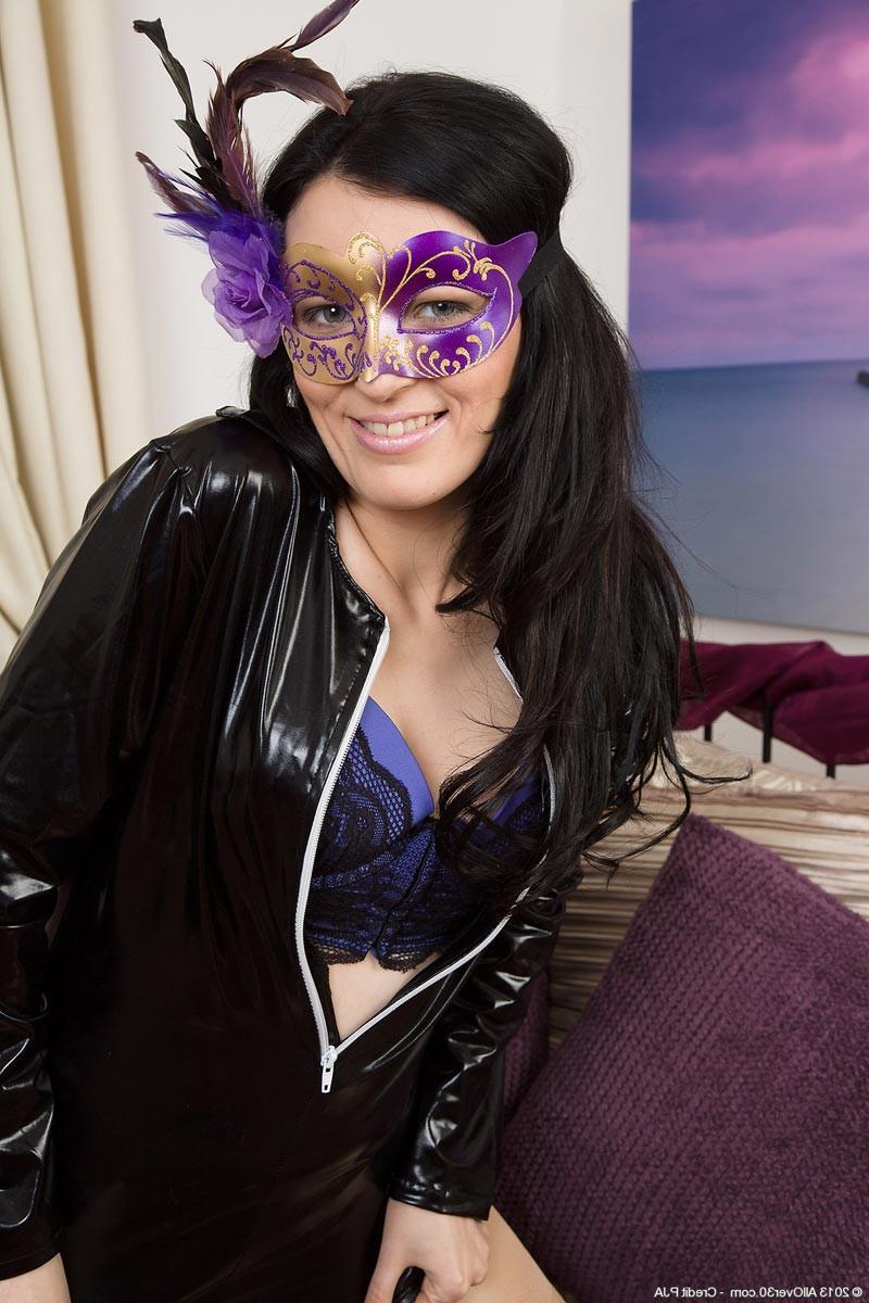15P Horny cock starved amateur wife wearing a mask