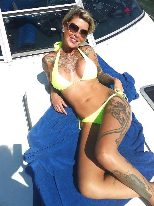 22P Even MORE Hot Blonde Tats and Huge Tits