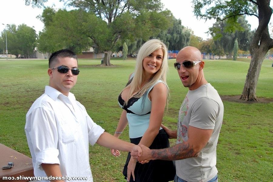 17P Blonde wife with immense breasts gets a facial while her husband watchedq