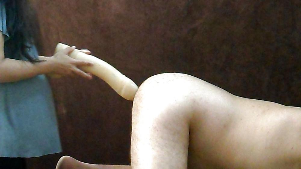 12P Husband with a big dildo