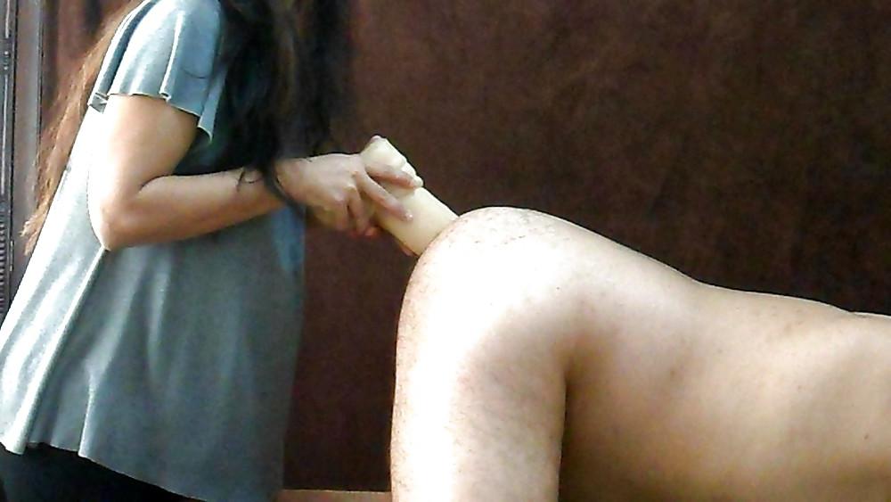 12P Husband with a big dildo