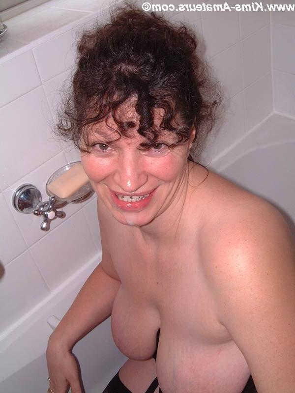 15P Nasty amateur wife titfucked then pissed on her juggs