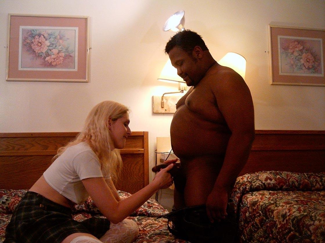 20P Blonde amateur wife sucks and fucks a big black cock
