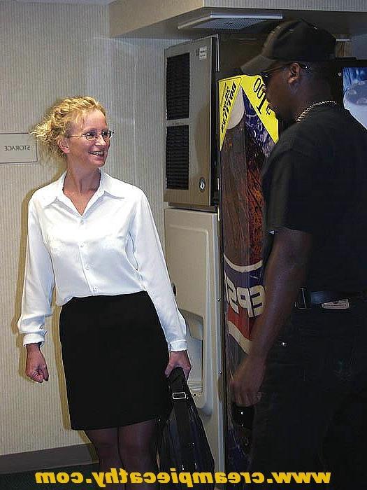 20P Hot blonde maid cumfilled by horny bigcock black guys